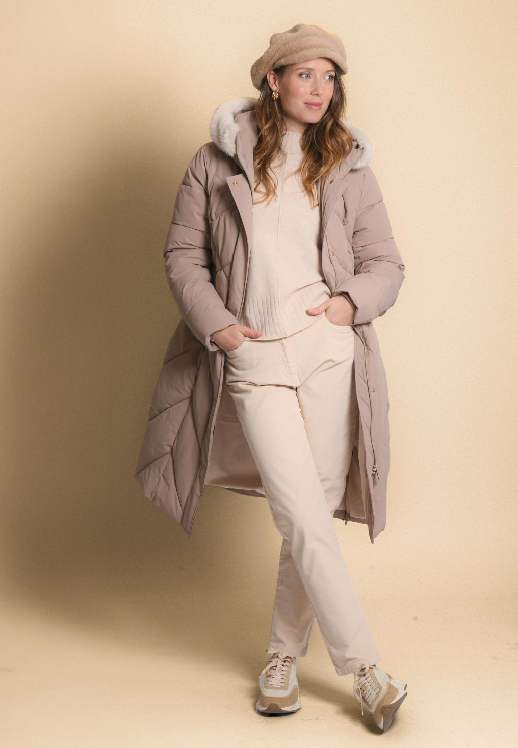 DOUDOUNE - JOVIANA - TAUPE